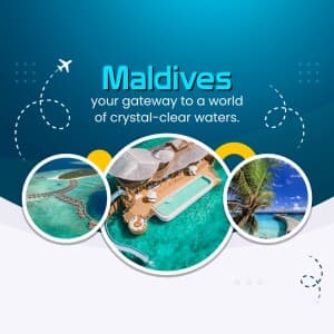 Maldives promotional post