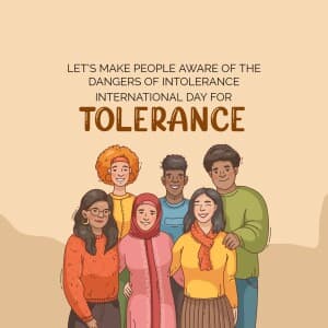 International Day for Tolerance illustration