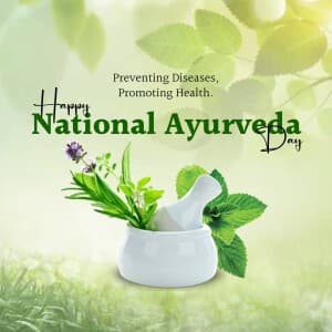 National Ayurveda Day banner