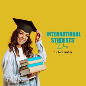 International Students Day creative image