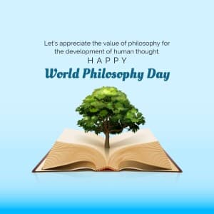World Philosophy Day graphic