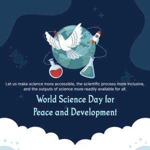 Science Day for Peace and Development banner