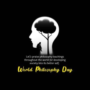 World Philosophy Day poster
