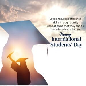 International Students Day event advertisement