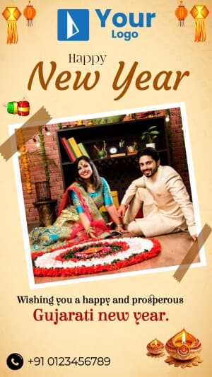 New Year Wishes Templates Facebook Poster