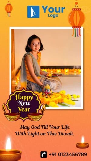 New Year Wishes Templates facebook template