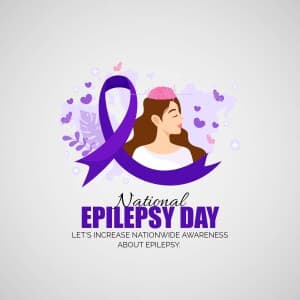 National Epilepsy Day whatsapp status poster