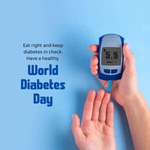 World Diabetes Day flyer