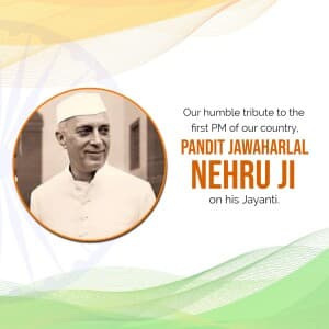 Jawaharlal Nehru Jayanti video