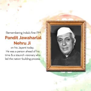 Jawaharlal Nehru Jayanti image