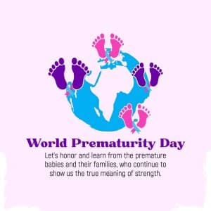 World Prematurity Day banner