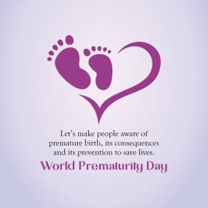 World Prematurity Day poster