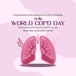 World COPD day banner