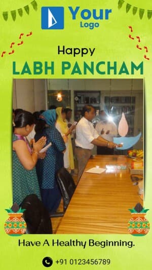 Labh Panchami Wish Templates Social Media template