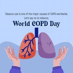 World COPD day event poster