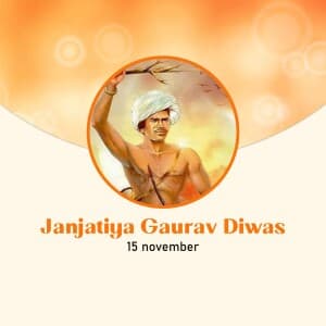 Janjatiya Gaurav Diwas illustration