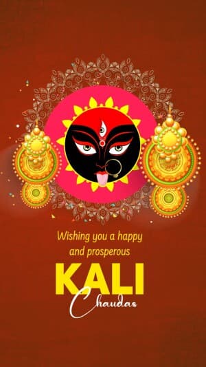 Kali Chaudas Insta Story Social Media post