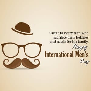 International Men’s Day poster