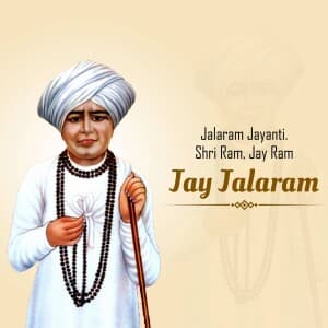 Jalaram Jayanti flyer