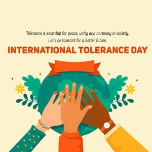 International Day for Tolerance banner