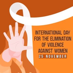 International Day for the Elimination of Violence against Women marketing poster