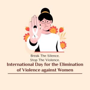 International Day for the Elimination of Violence against Women Instagram Post