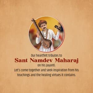 Sant Namdev Maharaj Jayanti poster