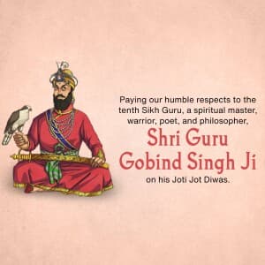 Guru Gobind Singh Punyatithi graphic