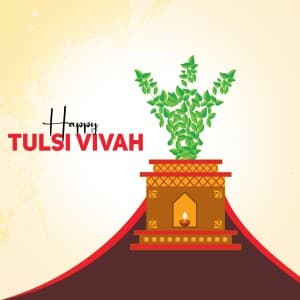 Tulsi Vivah illustration