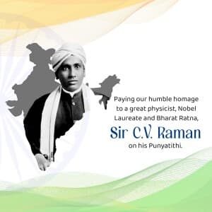 C. V. Raman Punyatithi banner