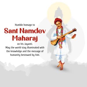 Sant Namdev Maharaj Jayanti banner