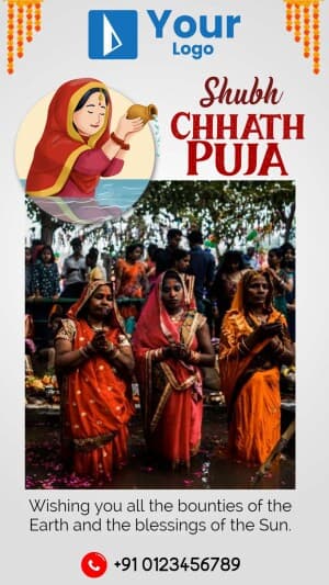 Chhath Puja Wishes template template