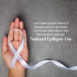 National Epilepsy Day banner