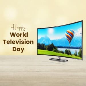 World Television Day greeting image