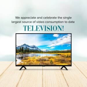 World Television Day marketing poster