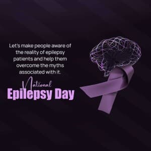 National Epilepsy Day event poster