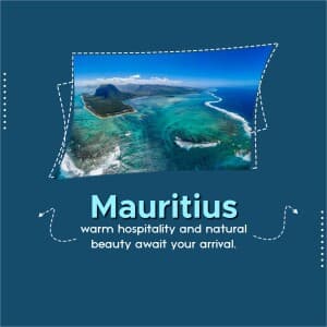 Mauritius instagram post