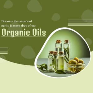 Oil promotional poster