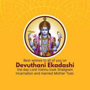 Devutthana Ekadashi banner