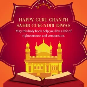 Sri Guru Granth Sahib Gurgaddi Diwas image