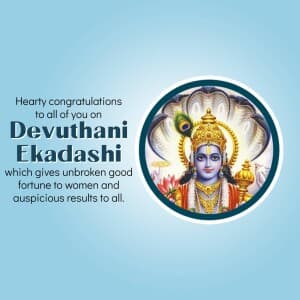 Devutthana Ekadashi post