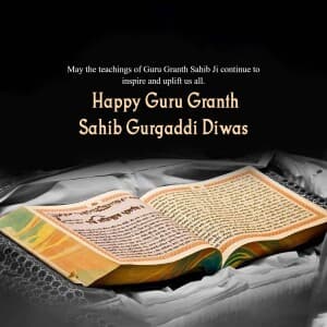 Sri Guru Granth Sahib Gurgaddi Diwas post