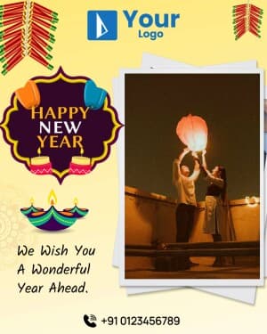 New Year Wishes Templates banner