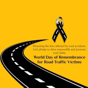 World Day of Remembrance for Road Traffic Victims creative image