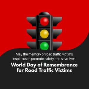 World Day of Remembrance for Road Traffic Victims poster