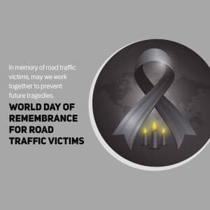 World Day of Remembrance for Road Traffic Victims poster Maker