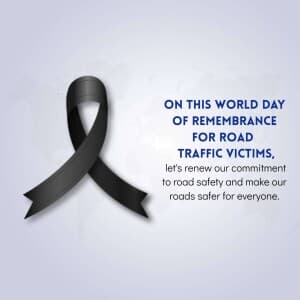 World Day of Remembrance for Road Traffic Victims illustration