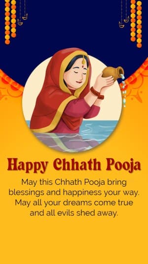 Chhath Puja Insta Story Images banner