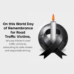 World Day of Remembrance for Road Traffic Victims graphic
