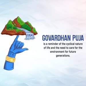 Importance of Govardhan Puja facebook banner